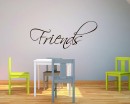Quotes - Friends Quote Wall Stickers Vinyl Friend Lettering Wall Decal